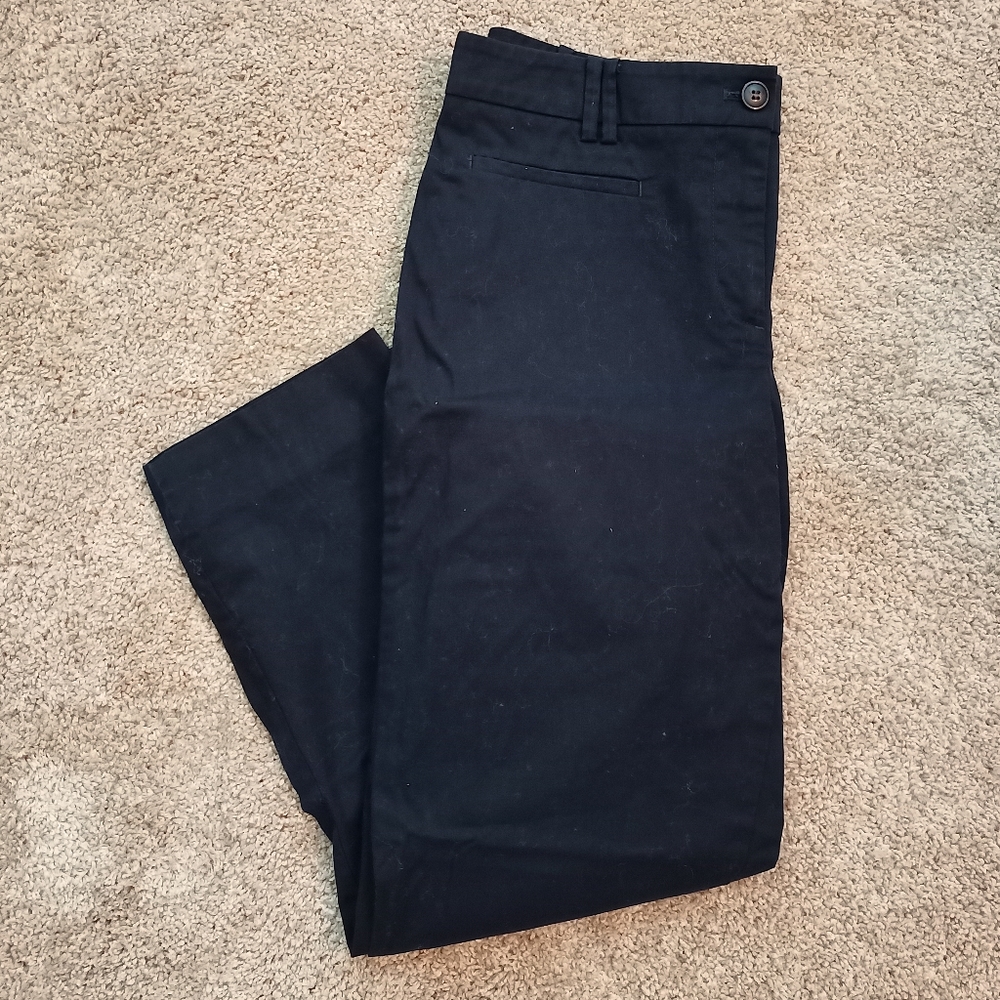 Ann Taylor Curvy Fit Chinos | sz 4, navy blue